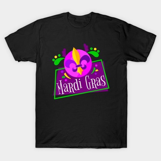 Mardi Gras T-Shirt by Family of siblings